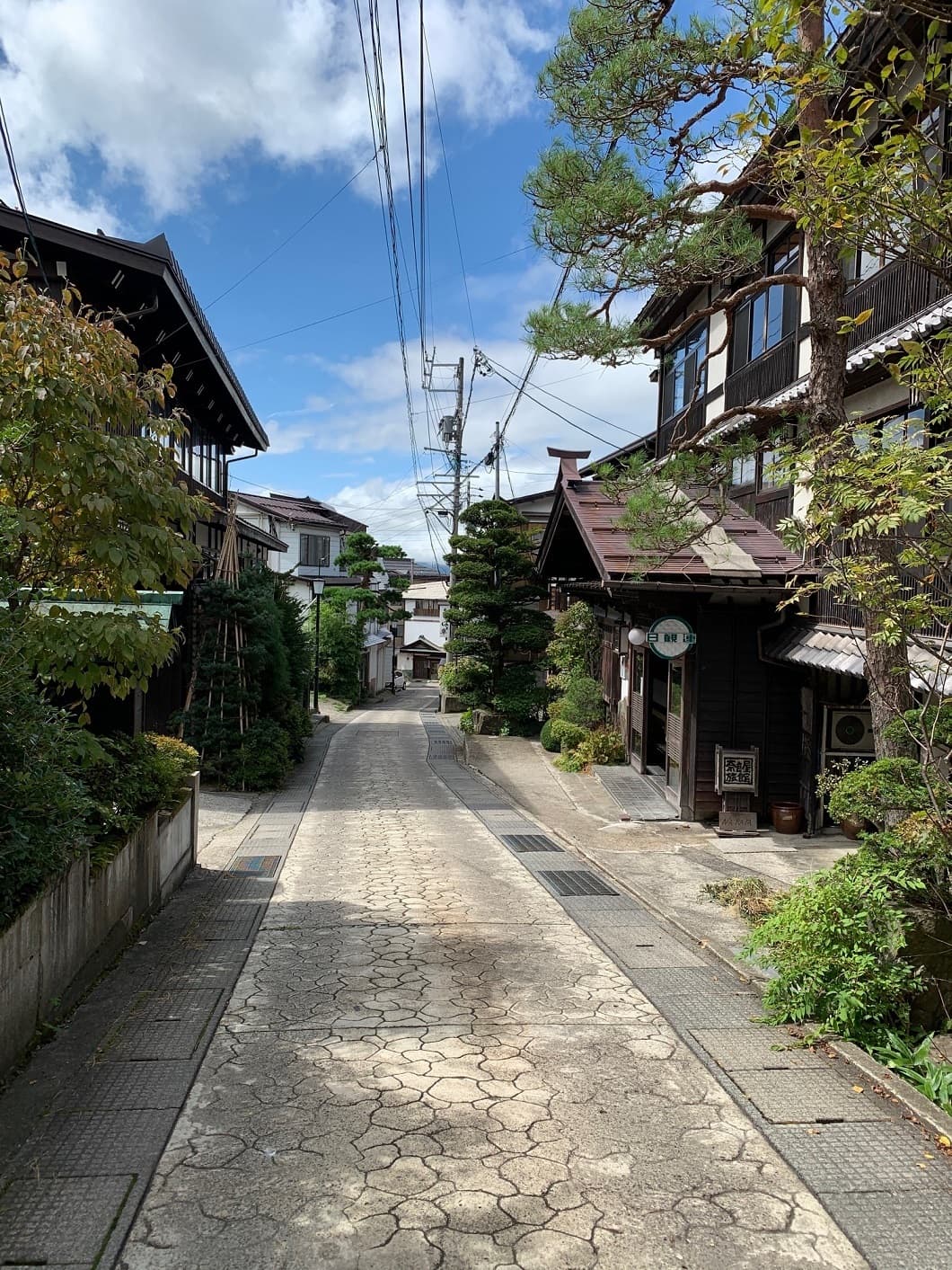 野沢温泉の街並み